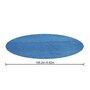 BESTWAY Bâche solaire ronde 462 cm pour piscine ronde de 457 à 488 cm