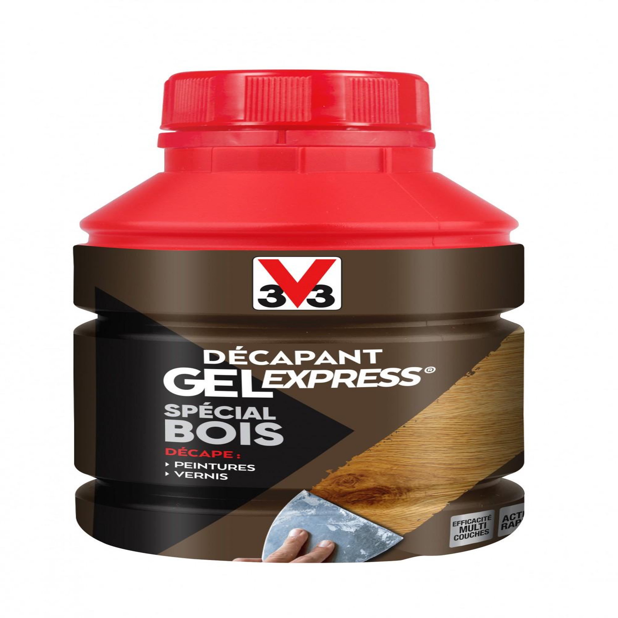 CENTRALE BRICO Décapant bois V33 Gel express, 0.25 l