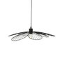 Voir la diapositive 1 : ATMOSPHERA Lampe Suspension en Métal  Fleur  90cm Noir