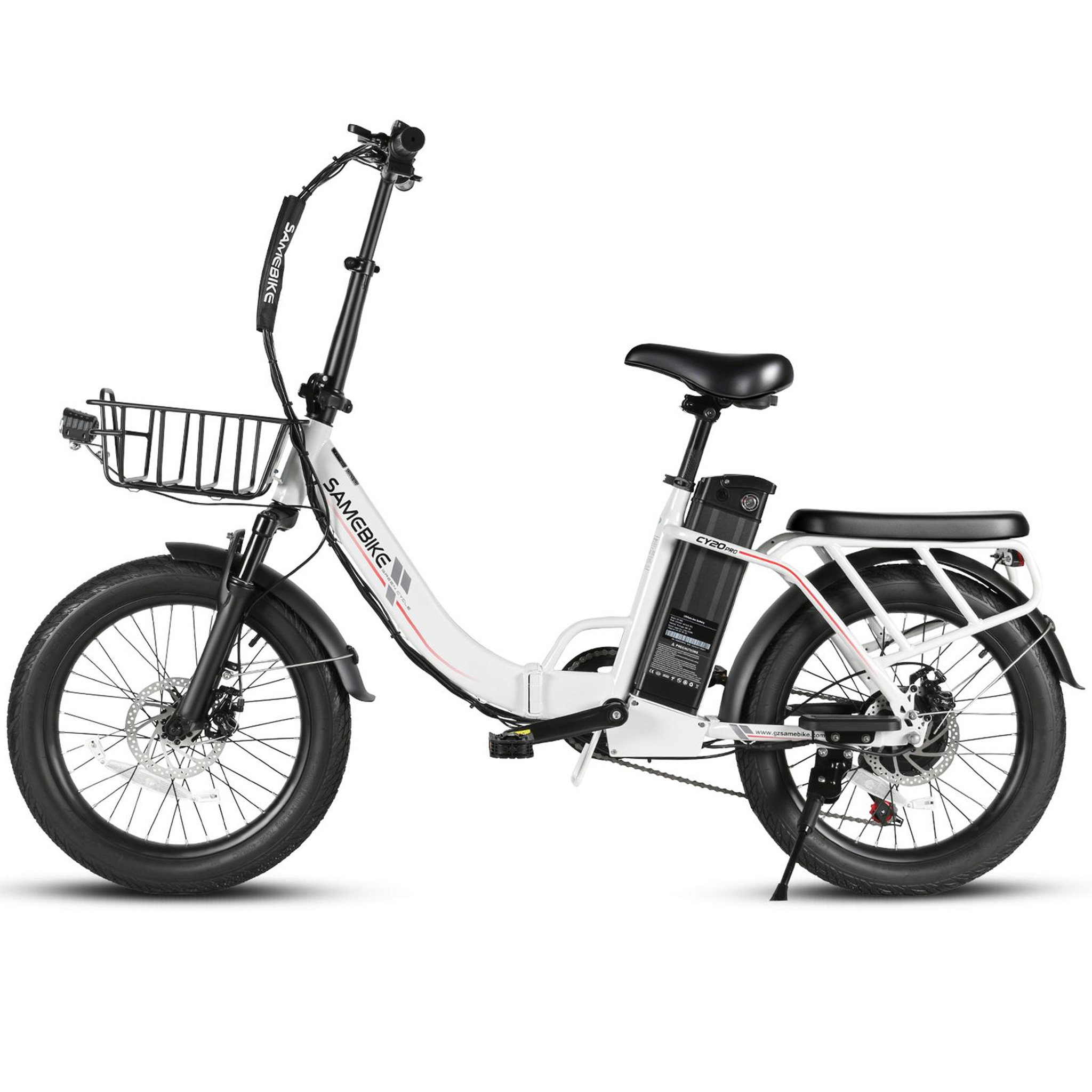 Voir la diapositive 1 : SAMEBIKE Vélo électrique pliant SAMEBIKE CY20 Pro