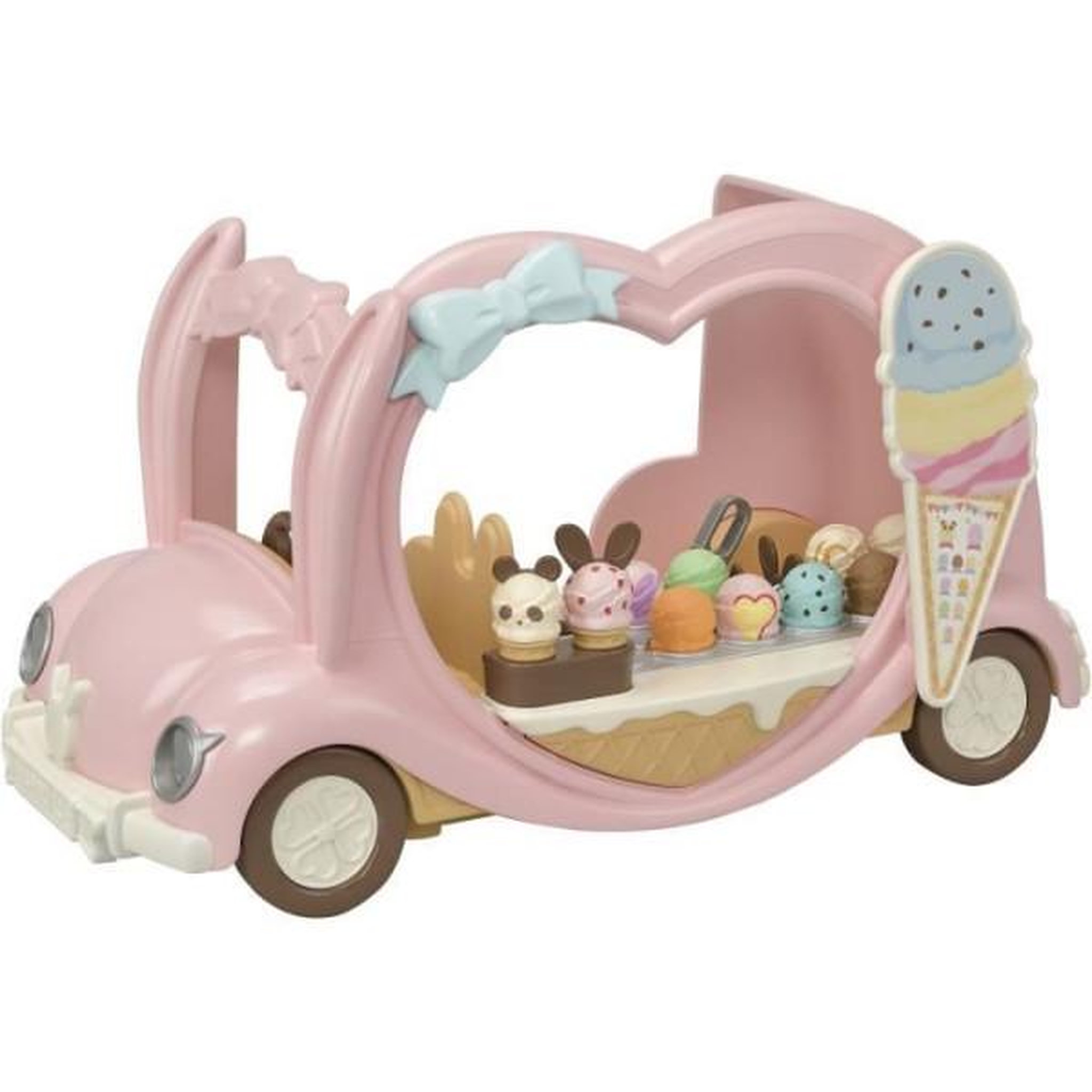 Voir la diapositive 5 : Sylvanian Families Le marchand de glace ambulant - SYLVANIAN FAMILIES - 5651 - Extérieur - Rose - A partir de 3 ans