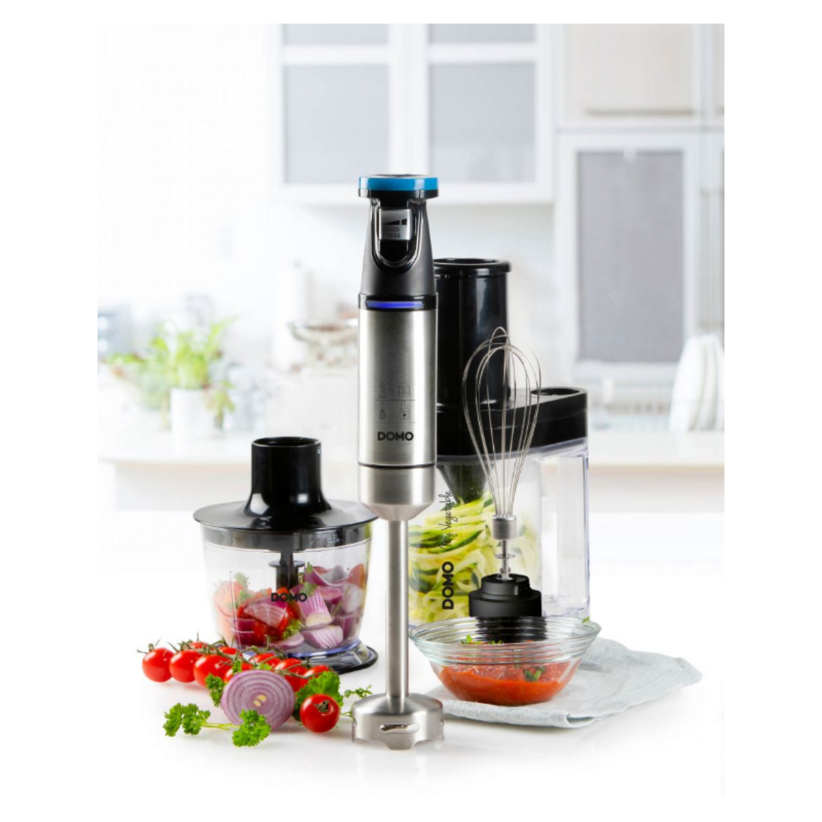 Domo Mixeur plongeant multifonction 800w inox - DO9254M