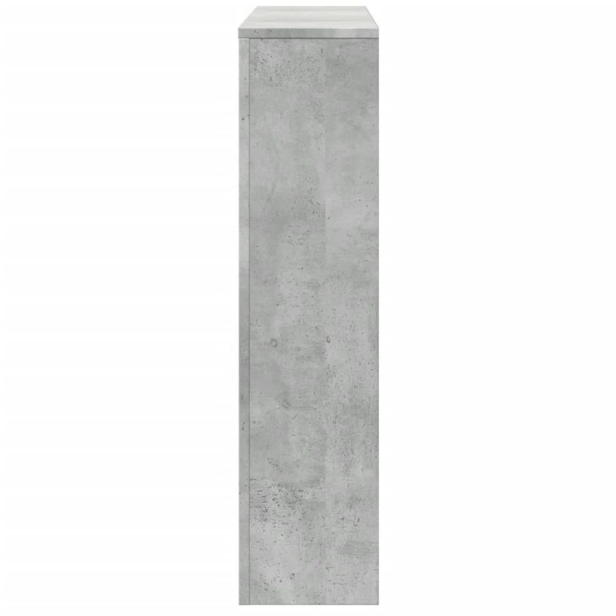 VIDAXL Cache-radiateur gris beton 175x20x82 cm bois d'ingenierie