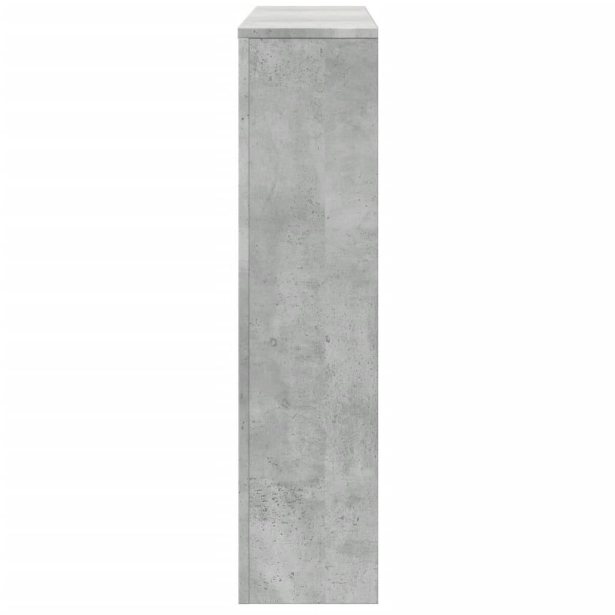 VIDAXL Cache-radiateur gris beton 175x20x82 cm bois d'ingenierie