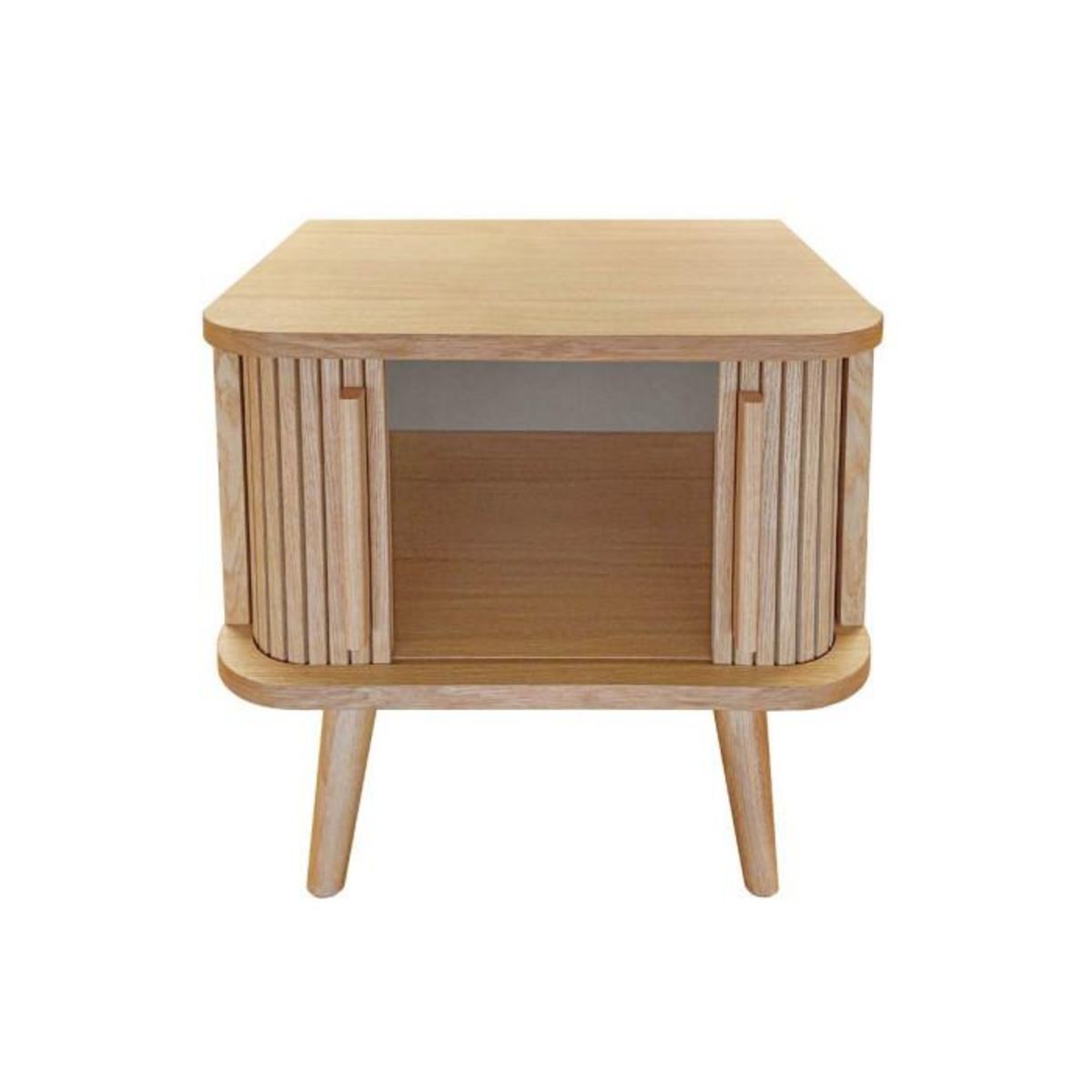 Paris Prix Table de Chevet Design  Rove  50cm Chêne