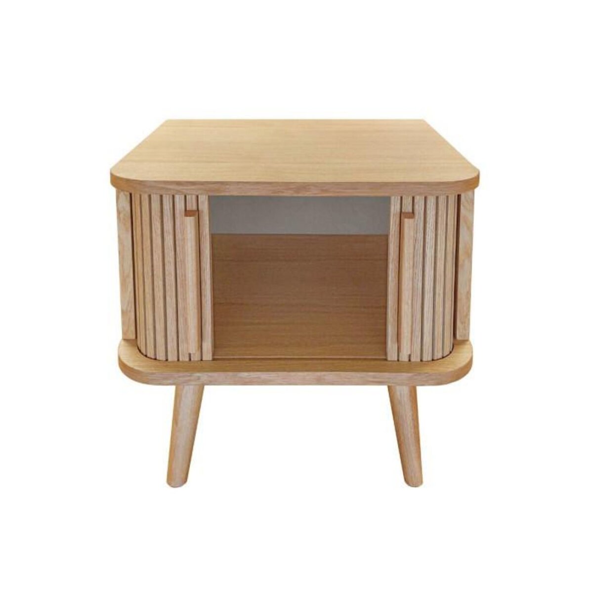 Paris Prix Table de Chevet Design  Rove  50cm Chêne