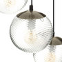 Voir la diapositive 3 : ATMOSPHERA Lampe Suspension 3 Têtes  Midnight Garden  93cm Or