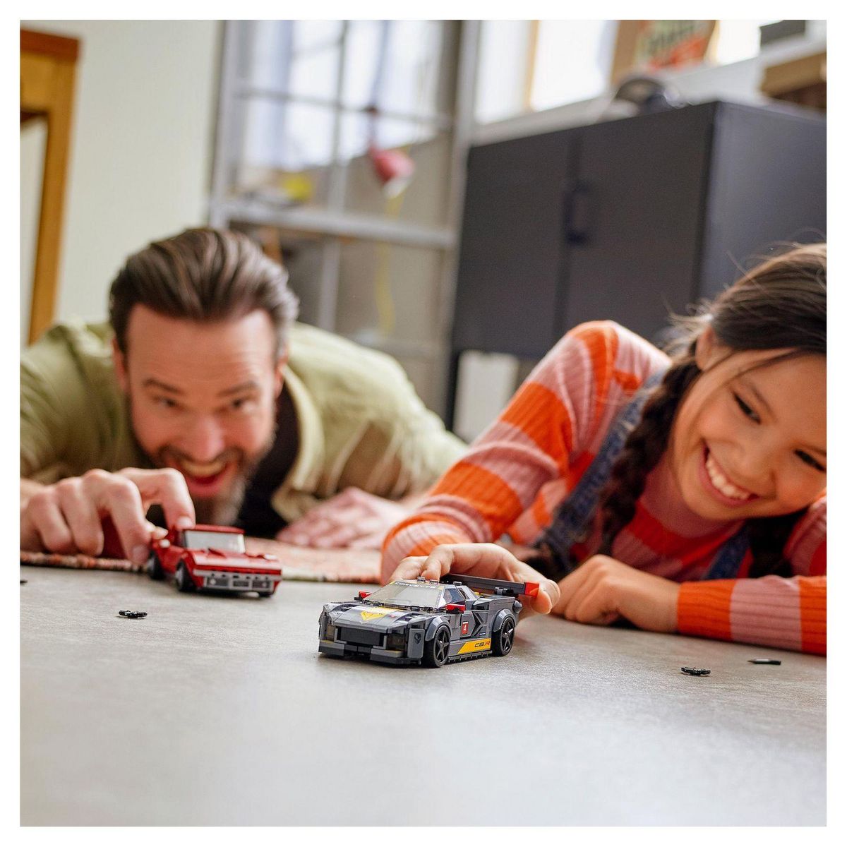 LEGO Speed Champions 76903 - Chevrolet Corvette C8.R Race Car et 1968 Chevrolet Corvette dès 8 ans