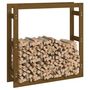 Voir la diapositive 4 : VIDAXL Support de bois de chauffage Marron miel 100x25x100 cm Bois pin