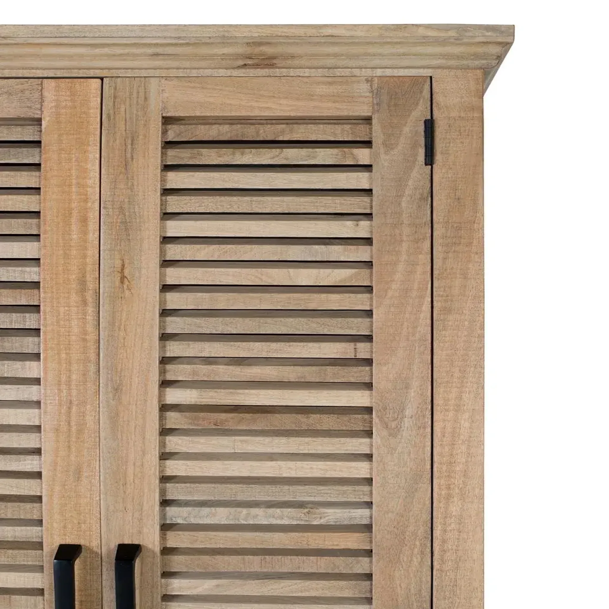 Voir la diapositive 4 : GINER Y COLOMER SL Armoire en bois de manguier 150cm style rustique contemporain