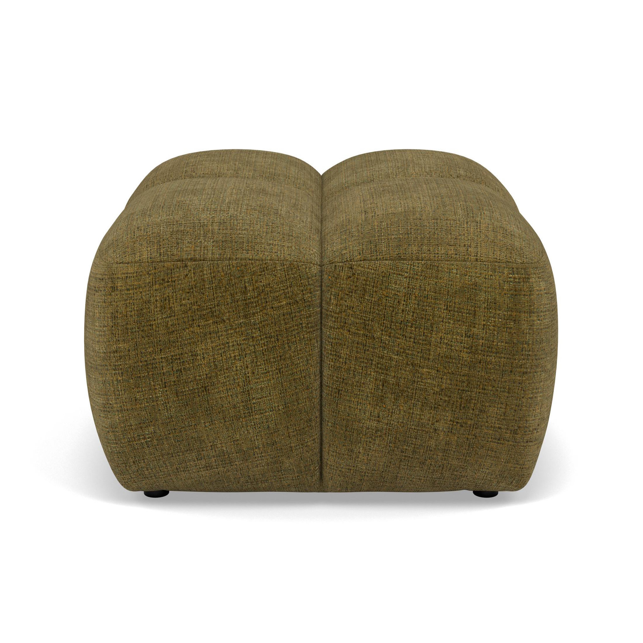 Voir la diapositive 1 : LISA DESIGN Grace - pouf en velours texturé