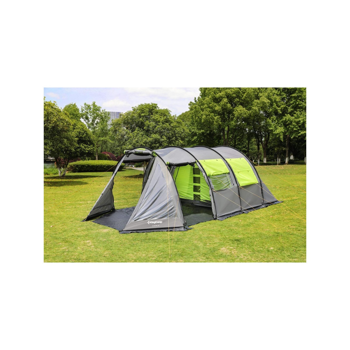KINGCAMP Tente de camping familiale 4 places Capri - Kingcamp - Dimension : 570 x 320 x 200 cm