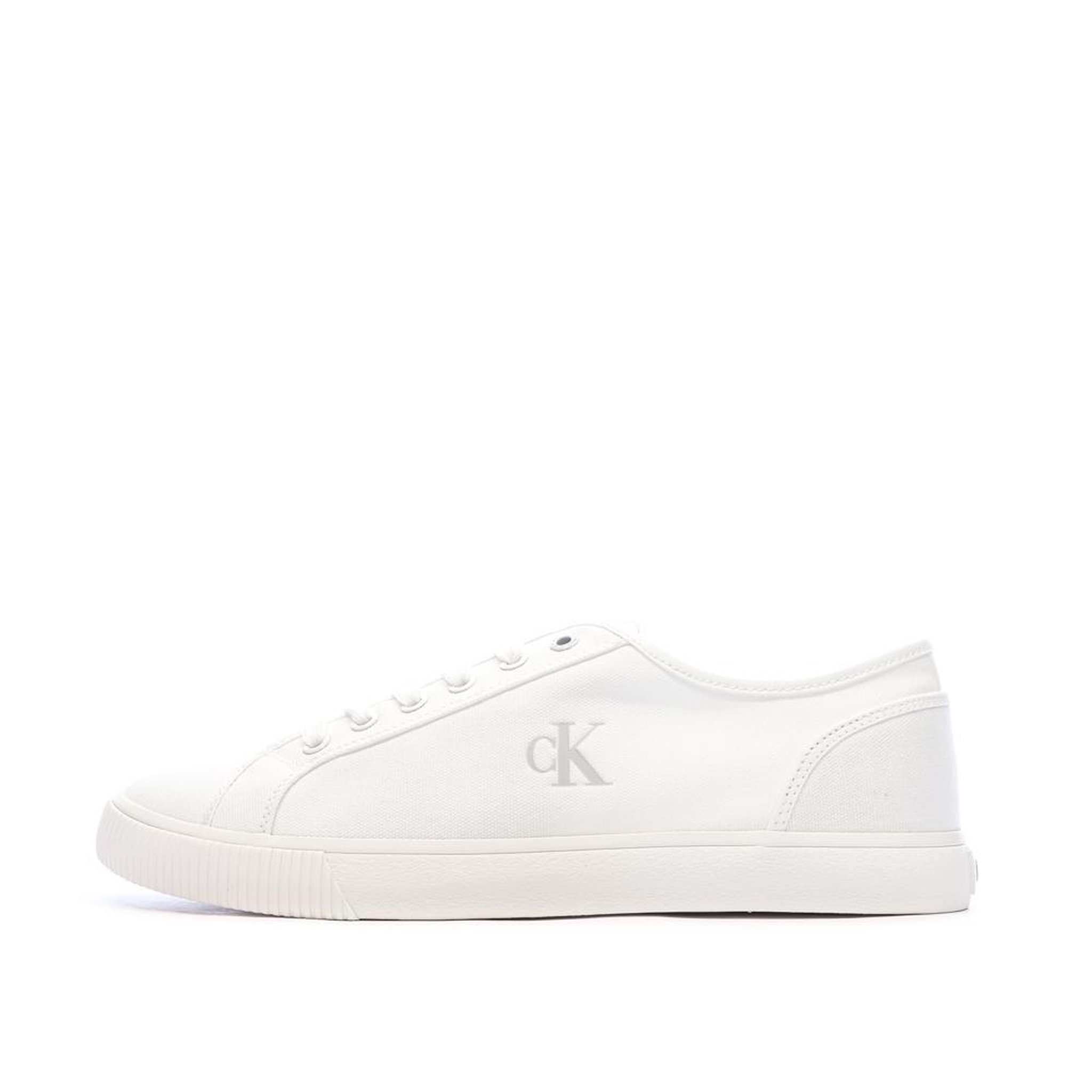 Voir la diapositive 1 : CALVIN KLEIN JEANS Baskets Blanches Homme Calvin Klein Jeans Ess Vulc Low