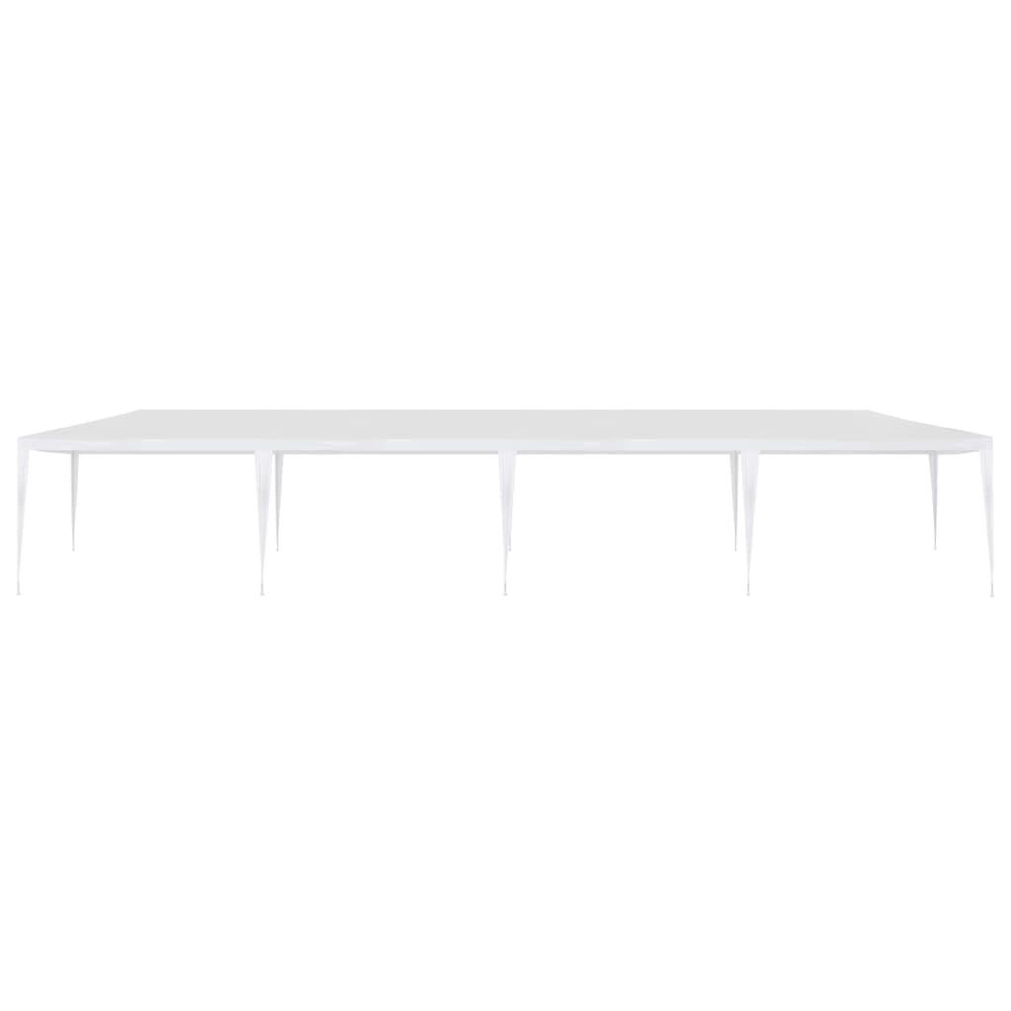 Voir la diapositive 3 : VIDAXL Tente de reception 3x12 m PE Blanc