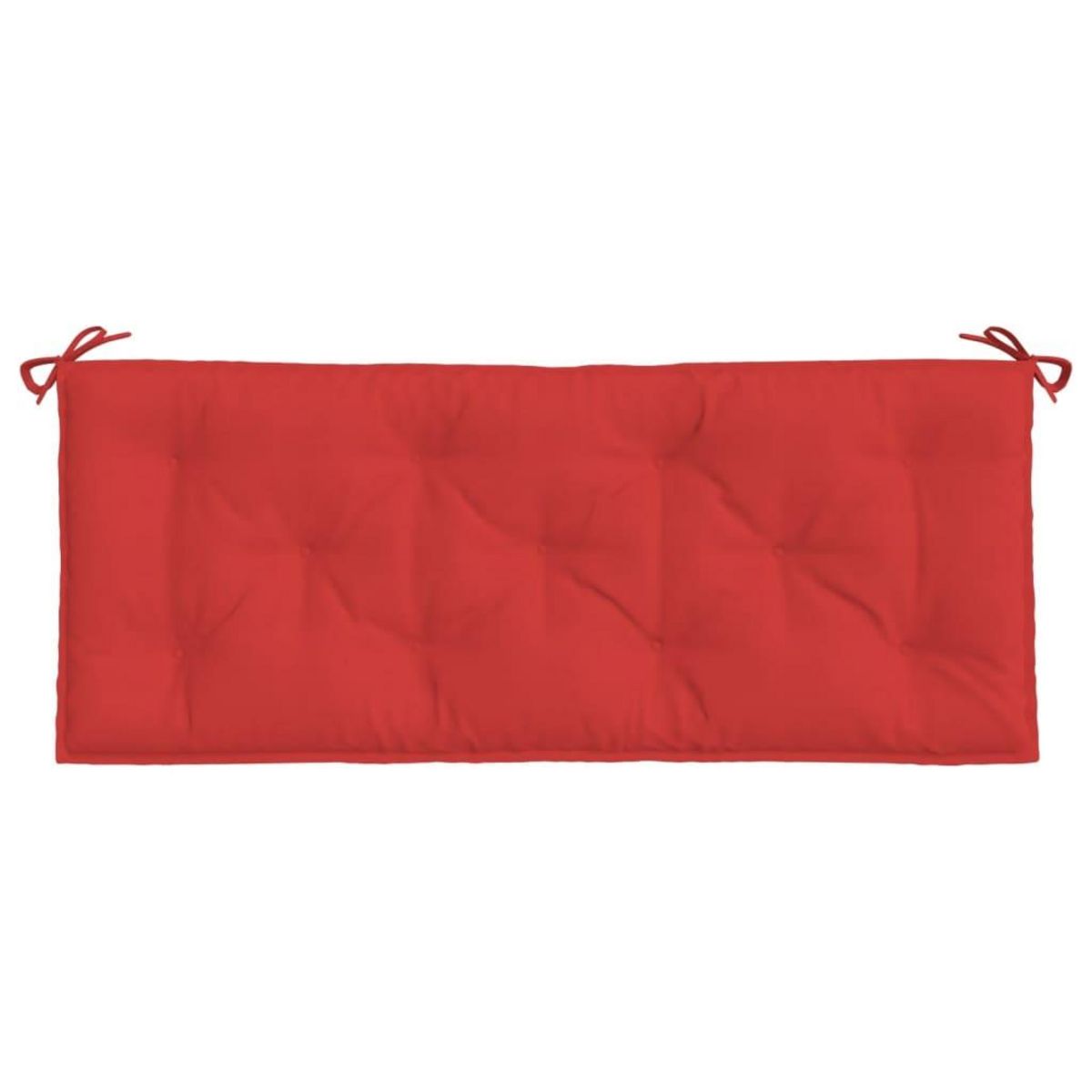 VIDAXL Coussins de banc jardin lot de 2 rouge 120x50x7 cm tissu Oxford