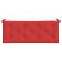 Voir la diapositive 5 : VIDAXL Coussins de banc jardin lot de 2 rouge 120x50x7 cm tissu Oxford