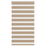 VIDAXL Store zebre marron sable largeur du tissu 65,9 cm polyester