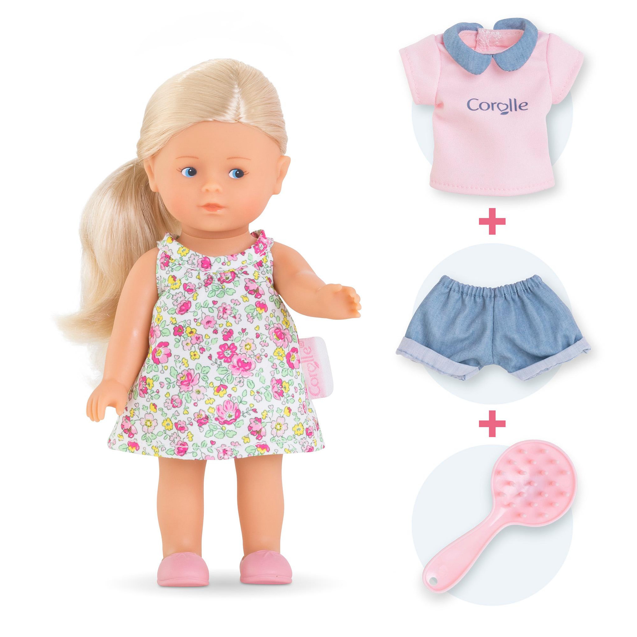 Corolle Coffret Poupée Mini Corolline Mini Monde de Rosy