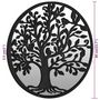 Voir la diapositive 6 : VIDAXL Miroir de jardin Noir 40x2,5 cm Fer Rond utilisation exterieure