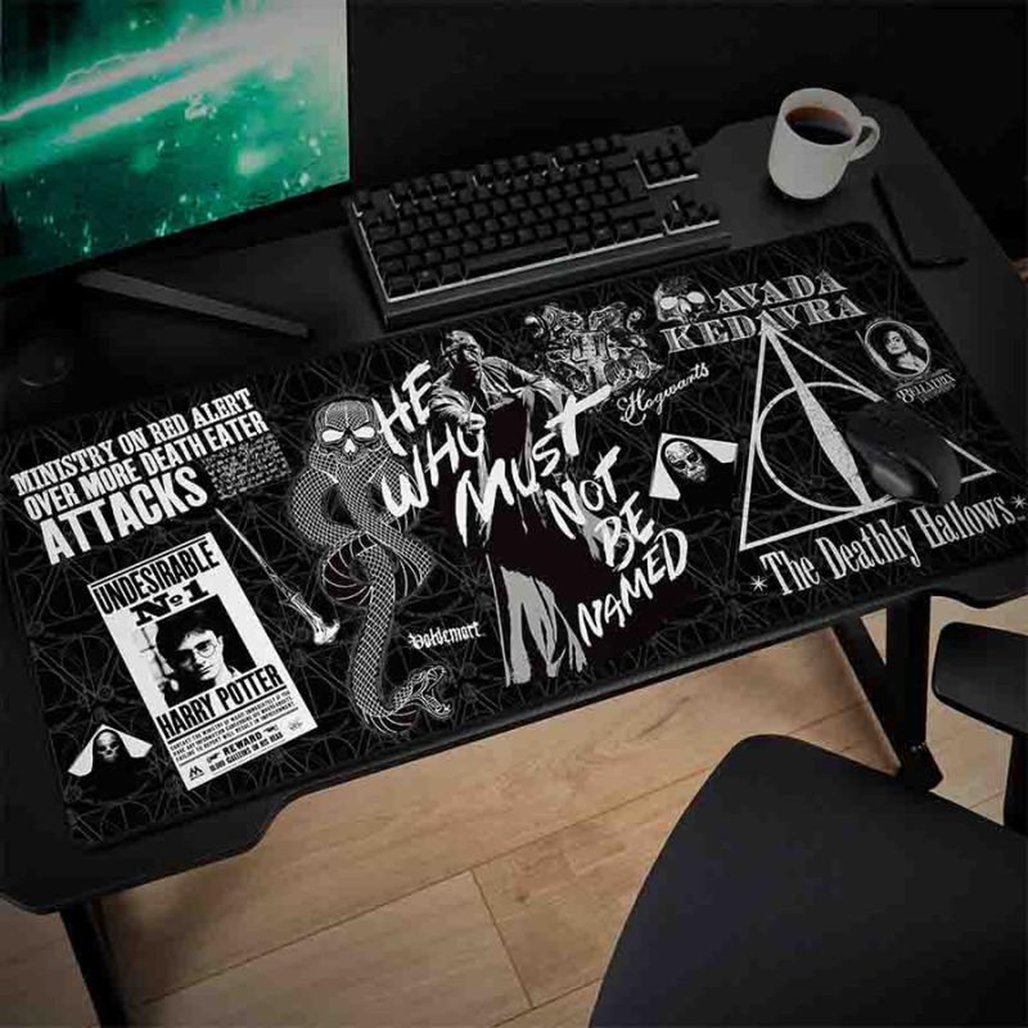 Voir la diapositive 2 : Subsonic Tapis de souris xxl harry potter - voldemort