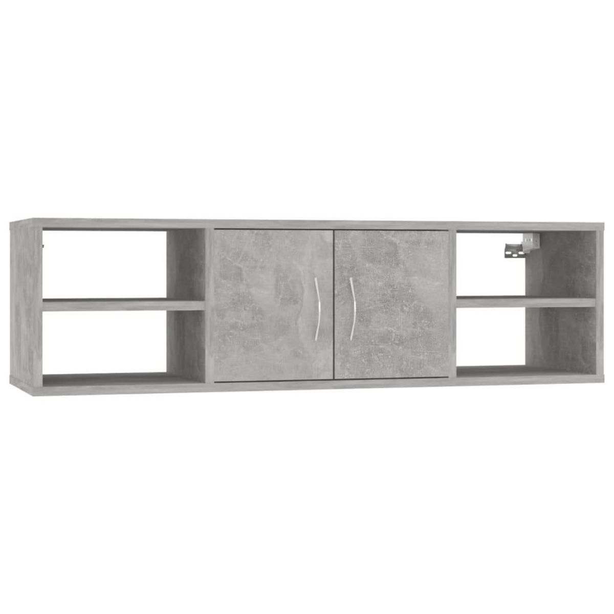 VIDAXL Etagere murale Gris beton 102x30x29 cm Bois d'ingenierie
