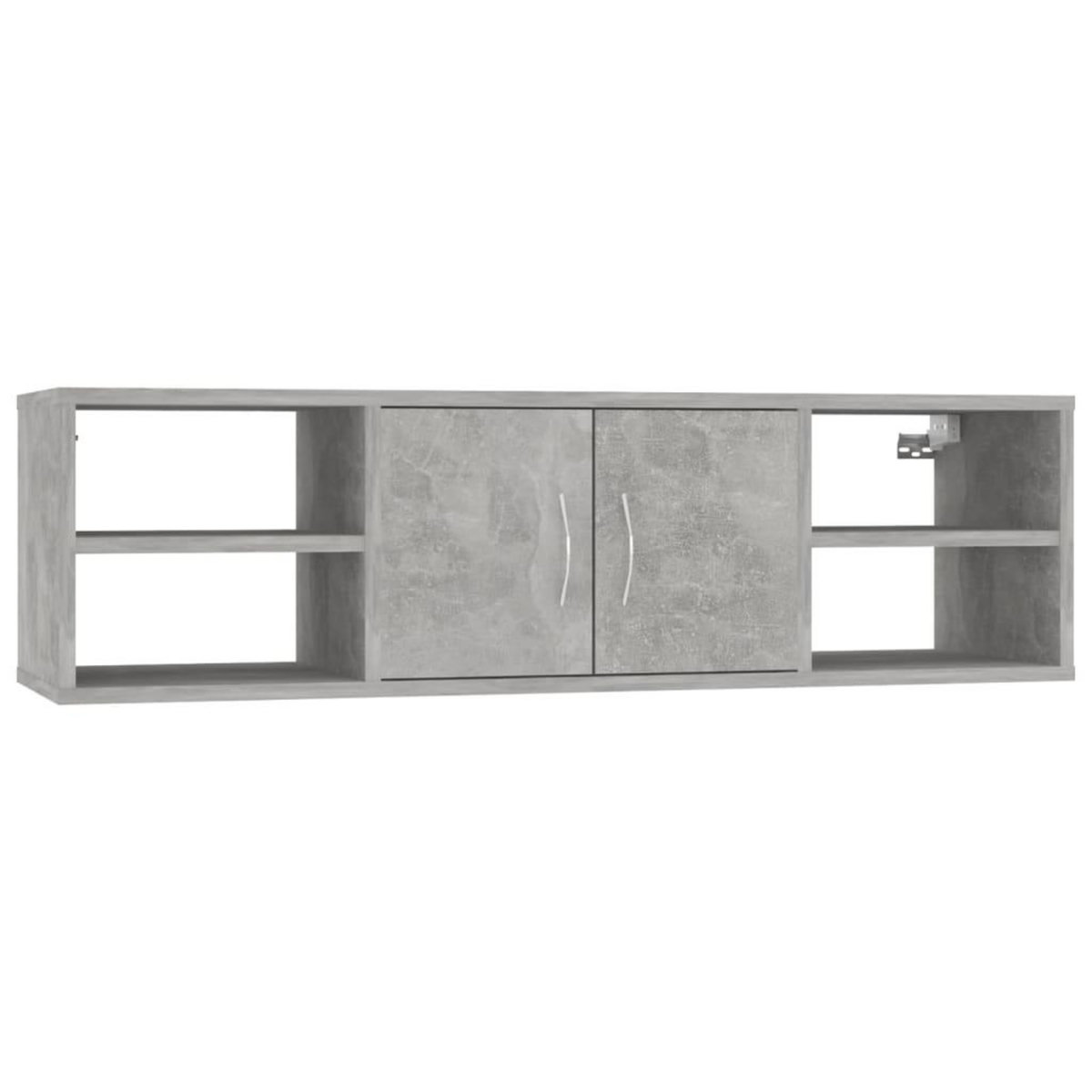 VIDAXL Etagere murale Gris beton 102x30x29 cm Bois d'ingenierie