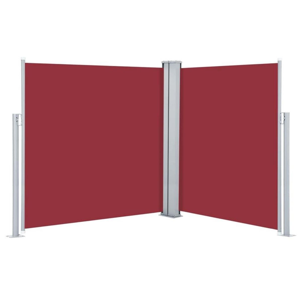 VIDAXL Auvent lateral retractable 170 x 600 cm Rouge