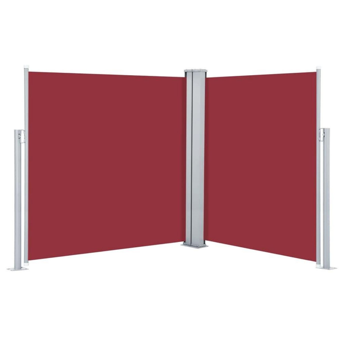 VIDAXL Auvent lateral retractable 170 x 600 cm Rouge