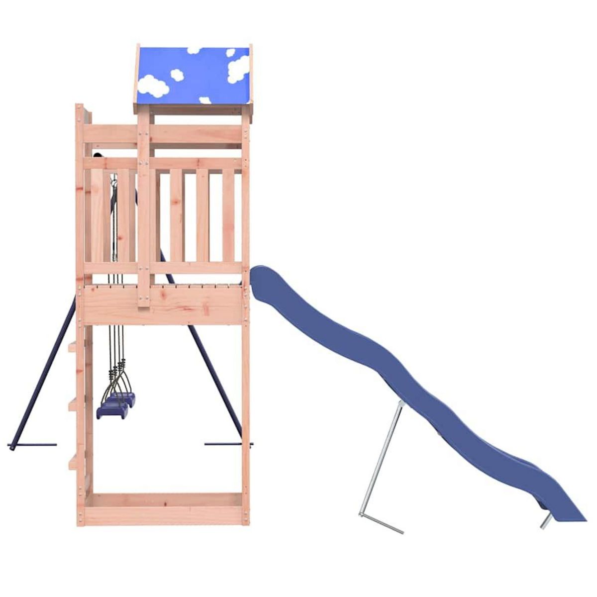 VIDAXL Aire de jeux d'exterieur bois massif de douglas