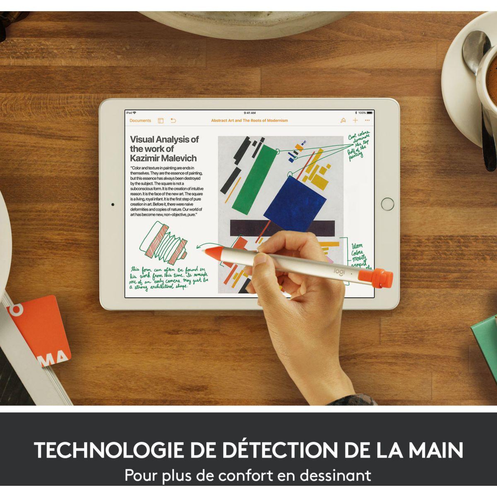 Voir la diapositive 4 : Logitech Stylet crayon intense sorbet