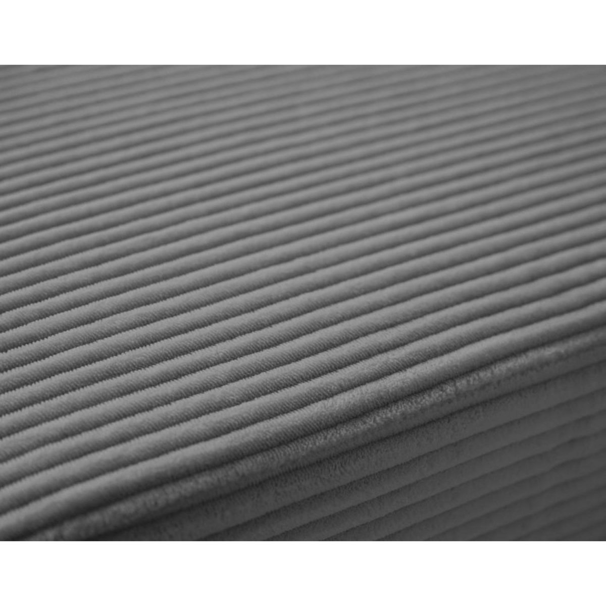 LISA DESIGN Vermont - canapé panoramique d'angle gauche - 7 places - en velours côtelé