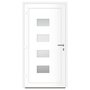 Voir la diapositive 5 : VIDAXL Porte d'entree Blanc 110x210 cm Aluminium et PVC