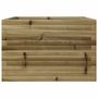 Voir la diapositive 5 : VIDAXL Jardiniere 70x70x45,5 cm bois de pin impregne