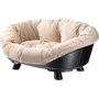 Voir la diapositive 1 : Ferplast Corbeille - FERPLAST - SOFA THRONE 6 - Avec coussin - Noir
