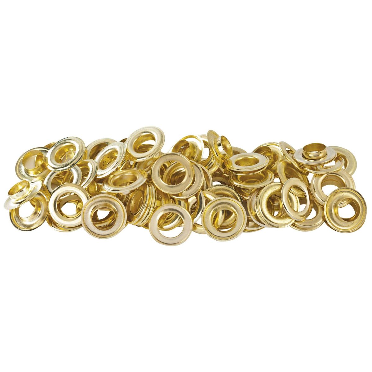 Ribiland Lot d'oeillets en métal pour bâche 50pcs