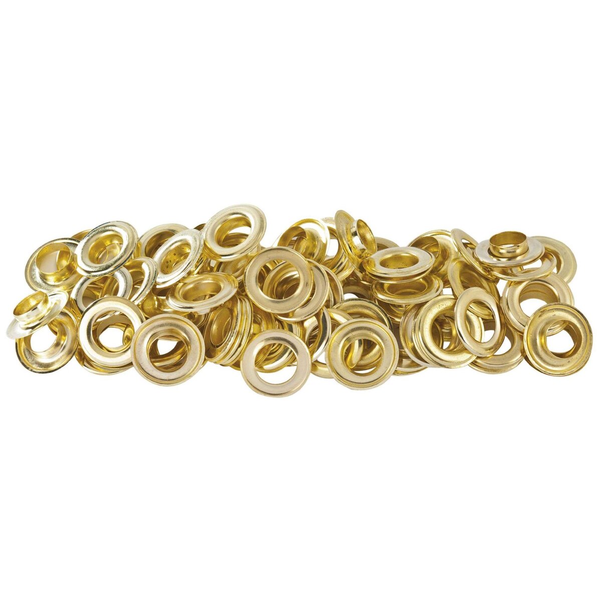 Ribiland Lot d'oeillets en métal pour bâche 50pcs