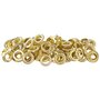 Voir la diapositive 2 : Ribiland Lot d'oeillets en métal pour bâche 50pcs