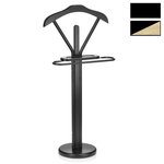 IDIMEX Valet MATTEO en métal et en bois. Coloris disponibles : Bicolore, Blanc, Noir