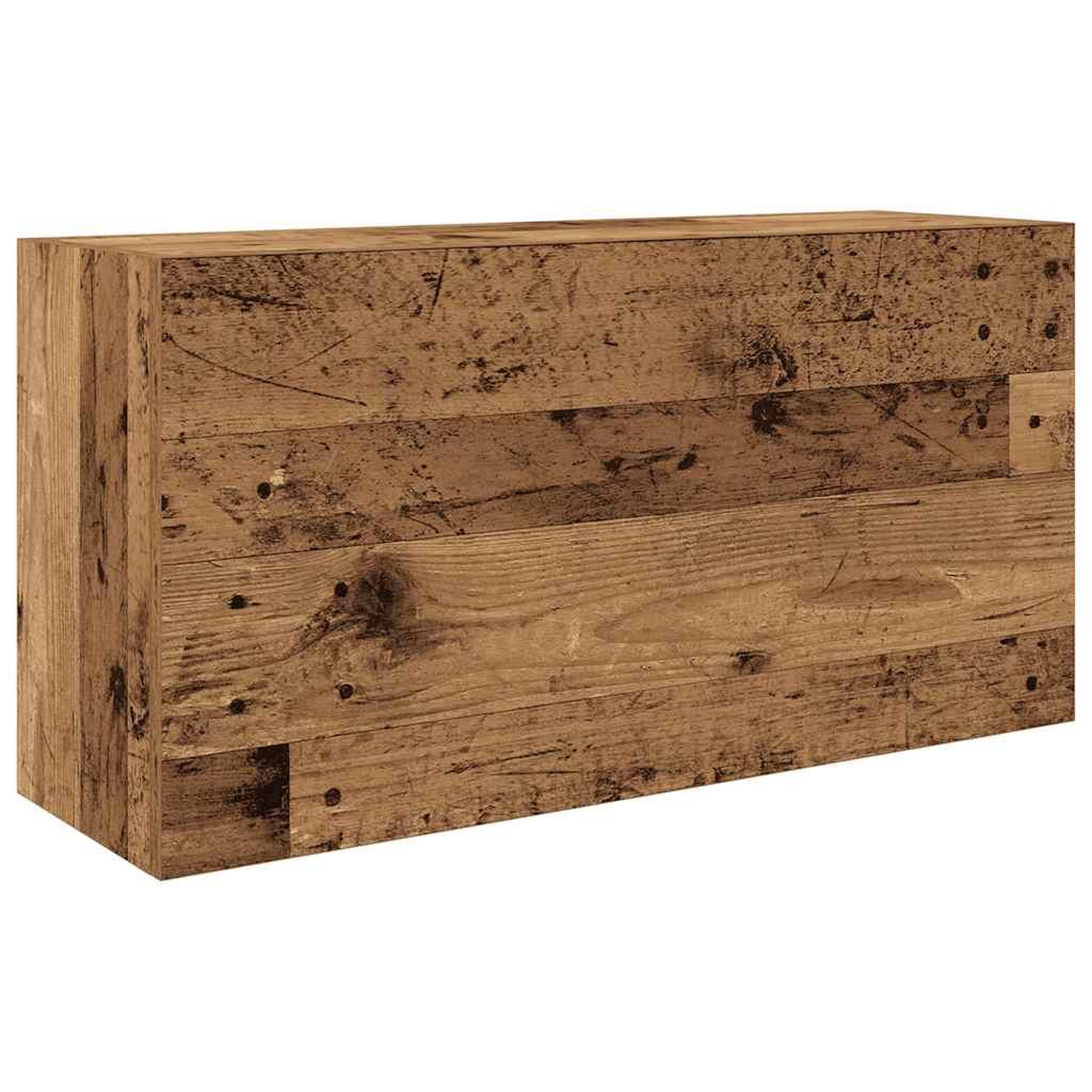 Voir la diapositive 2 : VIDAXL Armoire murale de bain vieux bois 80x25x40 cm bois d'ingenierie