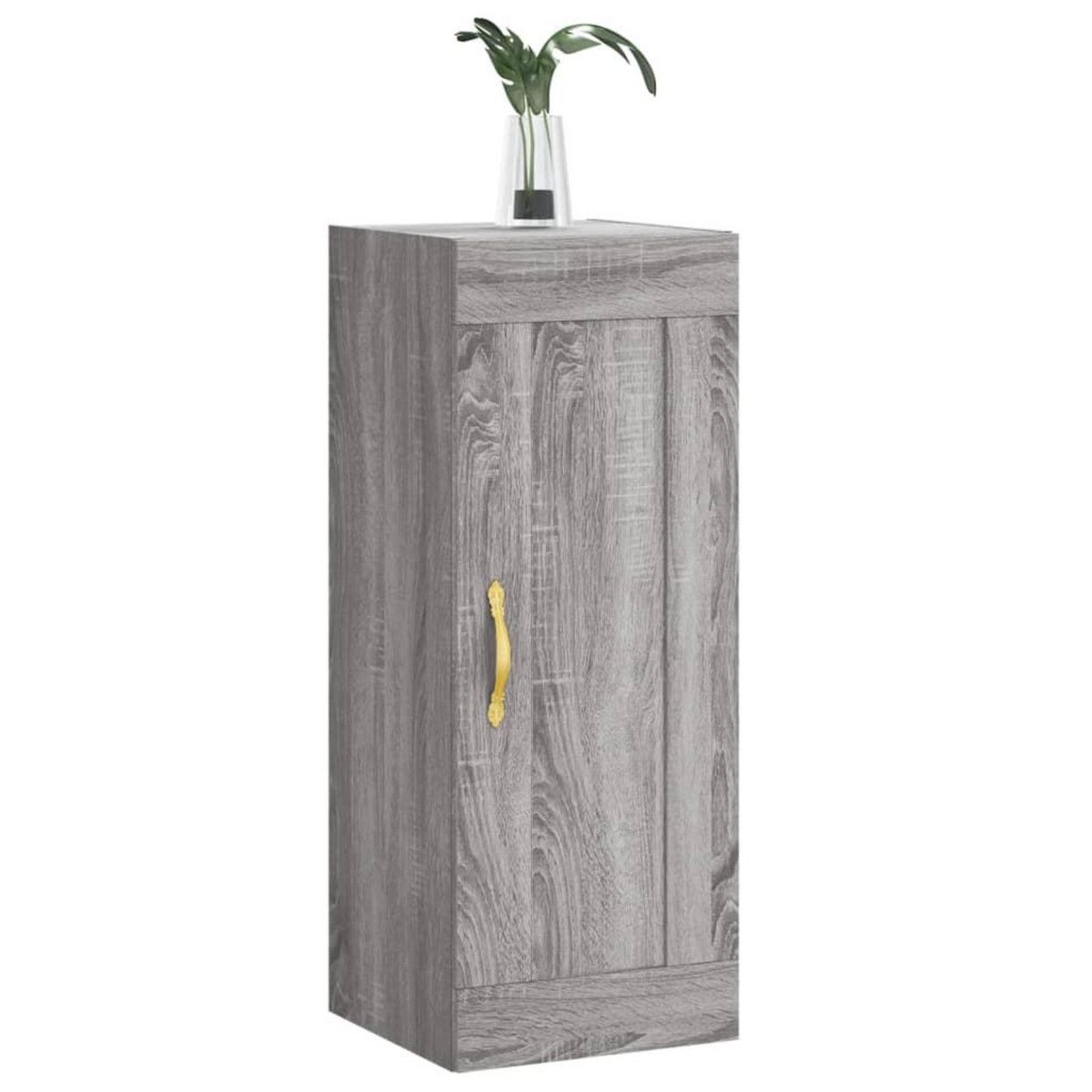 VIDAXL Armoire murale sonoma gris 34,5x34x90 cm bois d'ingenierie