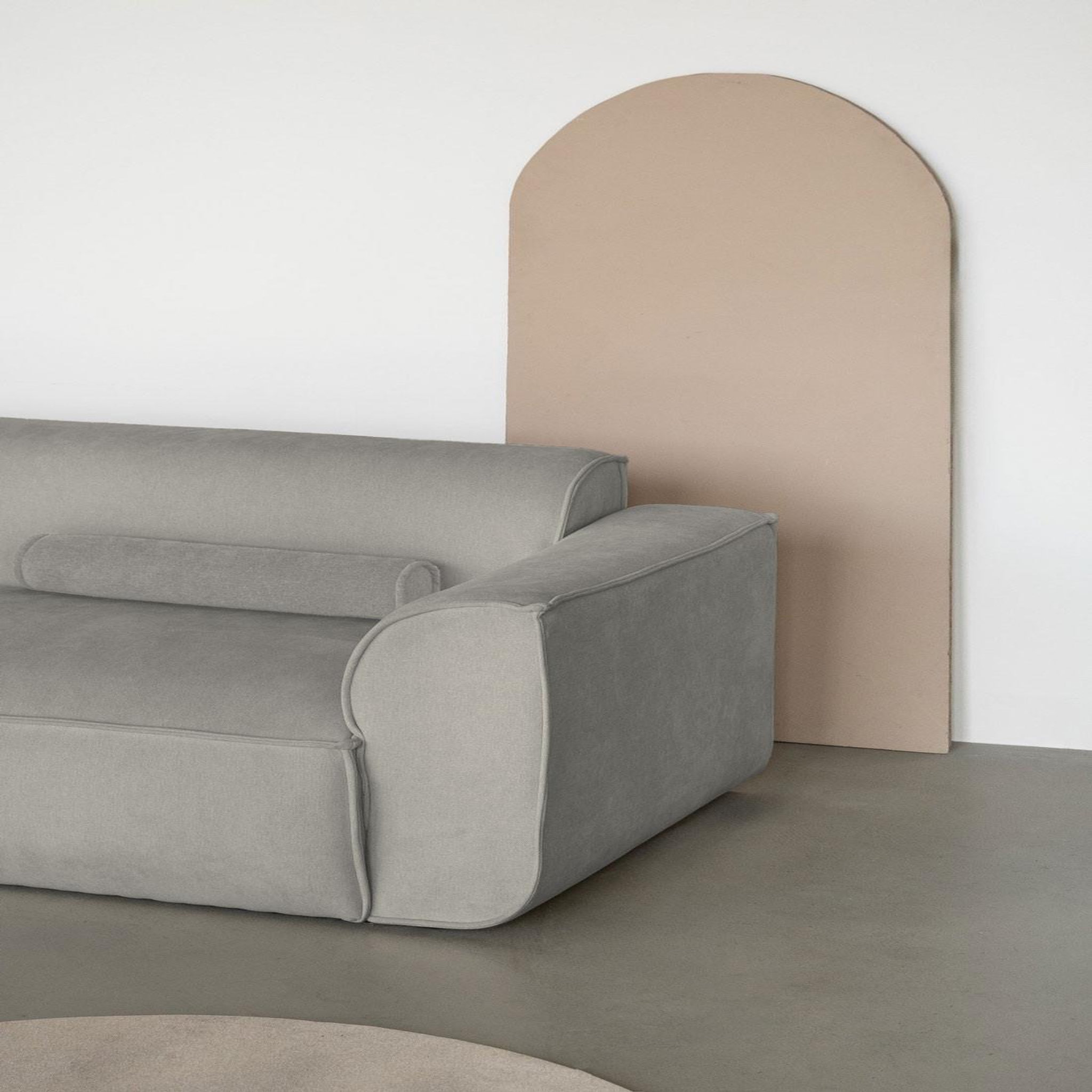 Voir la diapositive 3 : BEST MOBILIER Felix - module d'assise droit en tissu texturé