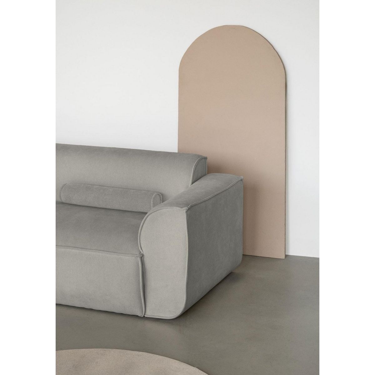 BEST MOBILIER Felix - module d'assise droit en tissu texturé