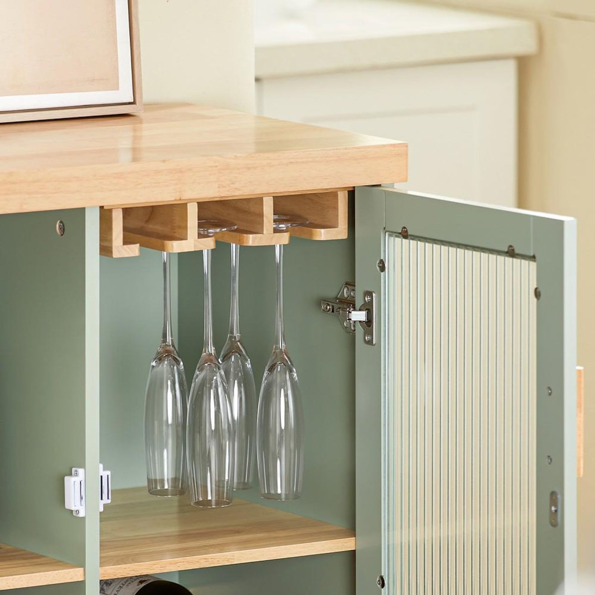 SOBUY SoBuy - Buffet Bas à deux tiroirs - Nordique - FSB81