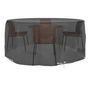 Voir la diapositive 2 : VIDAXL Housses pour meubles de jardin 2 pcs 10 œillets Ø260x90 cm rond