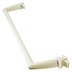 CENTRALE BRICO Barre porte-serviettes et fixations B21841b blanc