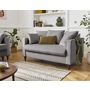 Voir la diapositive 1 : BEST MOBILIER Flamingo - canapé droit 2 places en velours