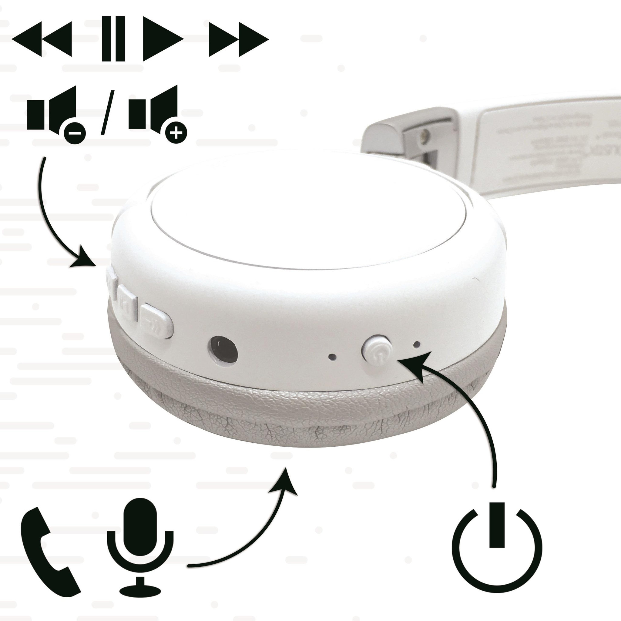 Voir la diapositive 3 : Lexibook Casque 2 en 1 Acoustix Bluetooth et Filaire