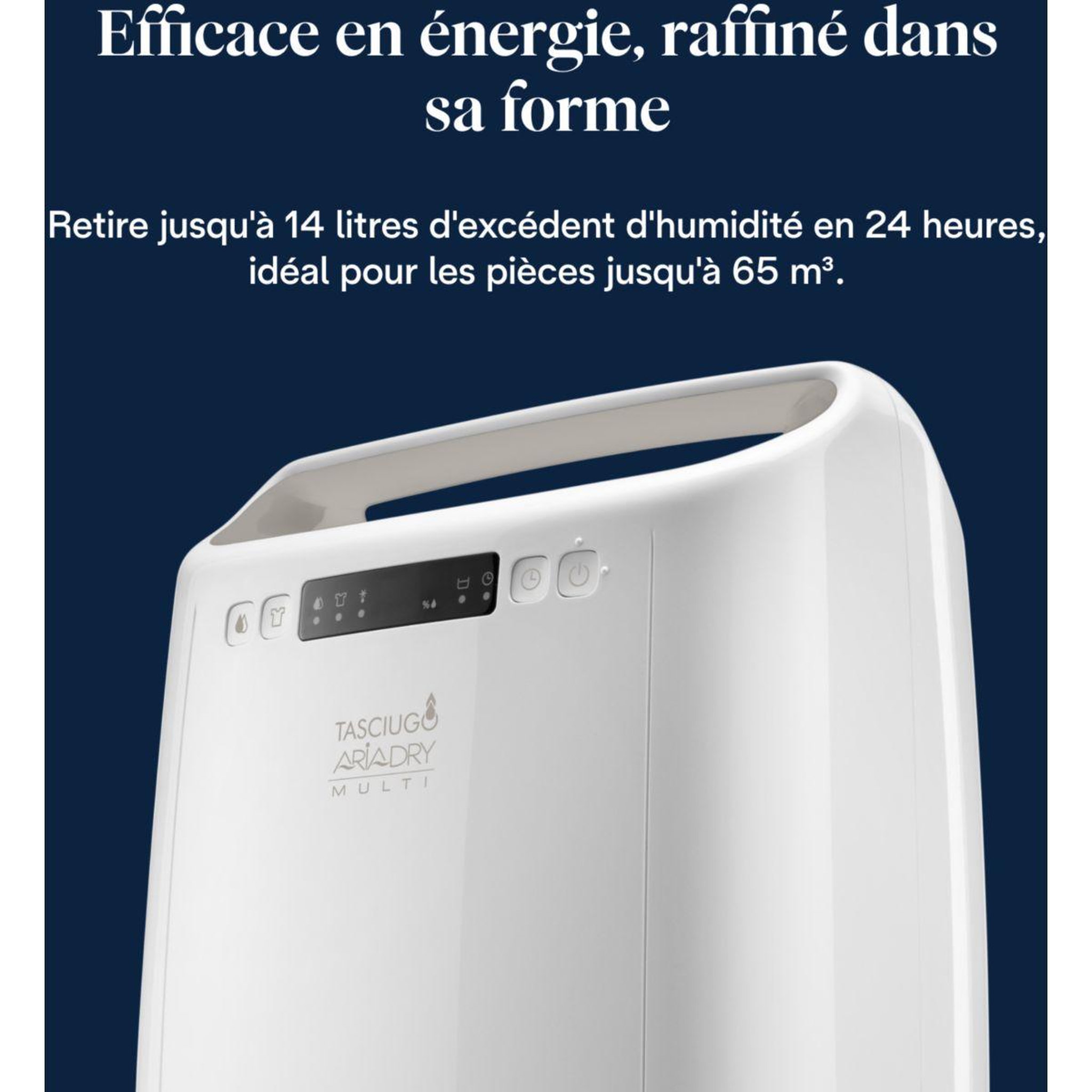 Voir la diapositive 2 : DELONGHI Deshumidificateur dexd214rf blanc