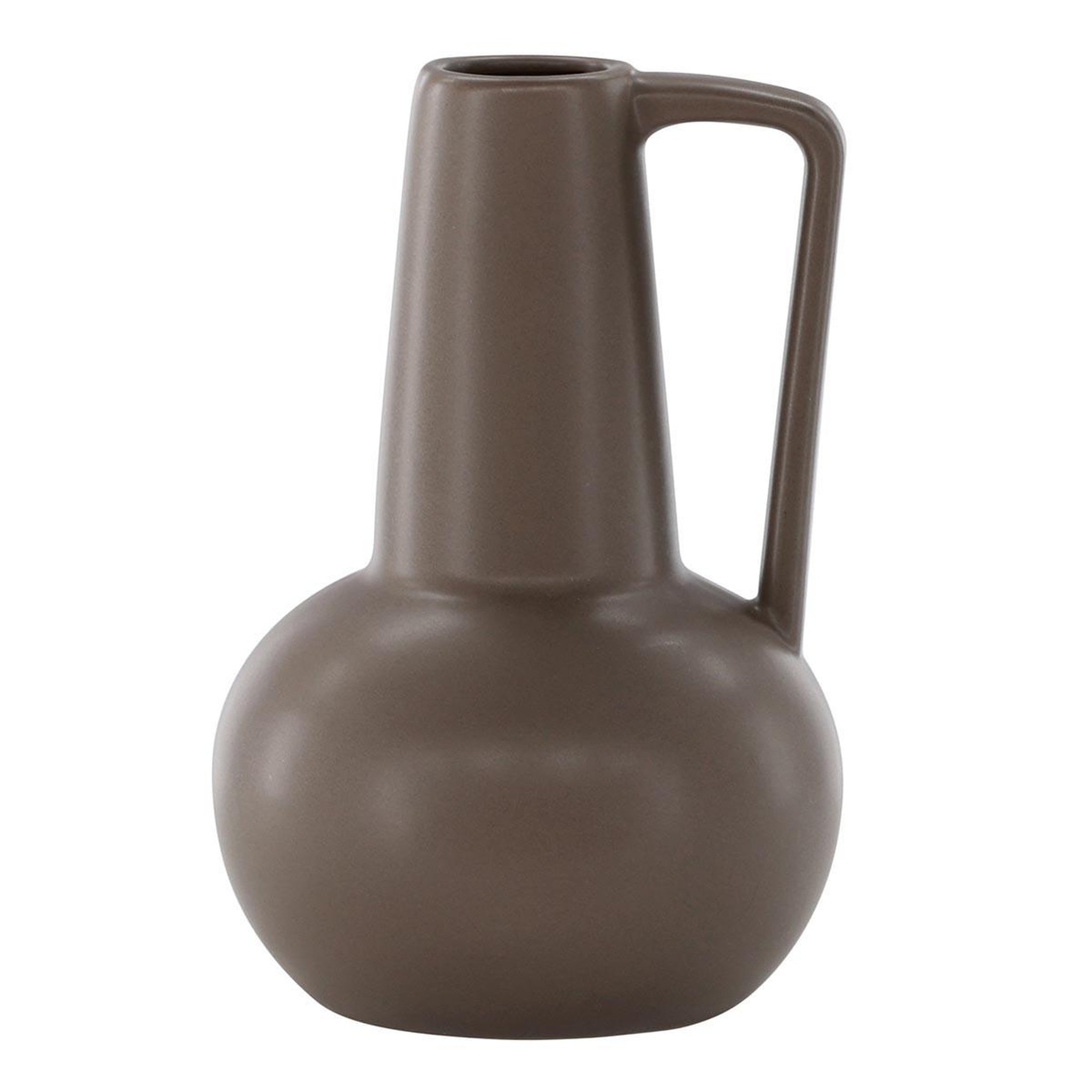 Paris Prix Vase design en céramique  lane  22cm marron