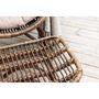 Voir la diapositive 6 : Paris Prix Fauteuil de Jardin & Repose-Pieds  Ella  98cm Noyer Foncé